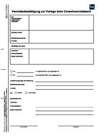 Bescheinigung