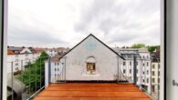 Vermietet - Lehel - Coole Dachgeschosswohnung mit Blick auf München - Dachterrasse im Dachspitz