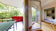 Vermietet - Modern - Zentral Gelegen und Optimal Geschnitten - Blick auf Balkon_Küche